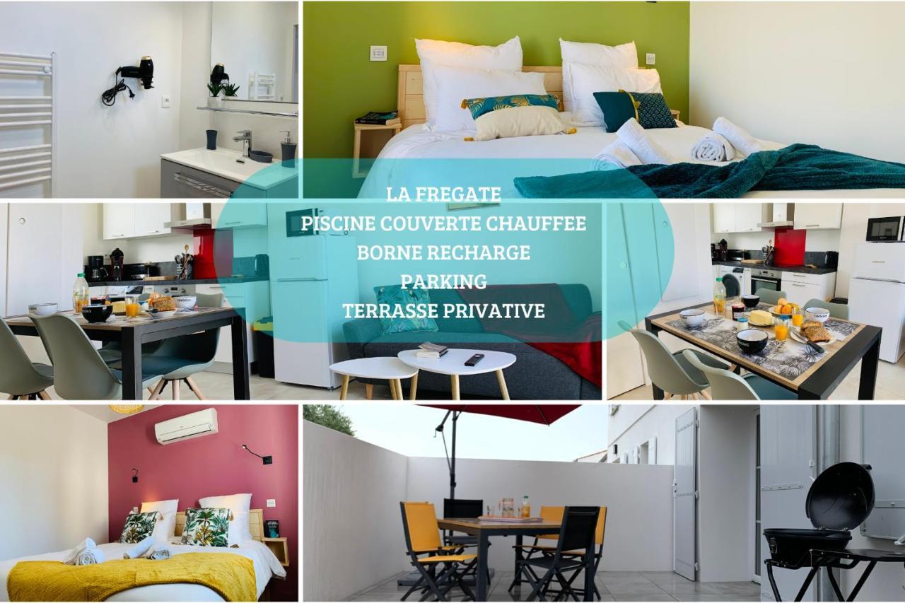 La Fregate Maison Avec Piscine/Parking/Wifi/Plages 5Kms Les Mathes Luaran gambar